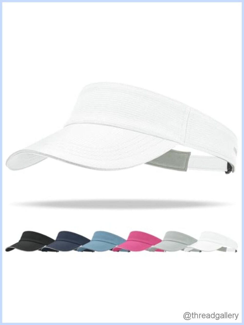 Women's Adjustable Fit Lightweight Performance Sports Sun Visor